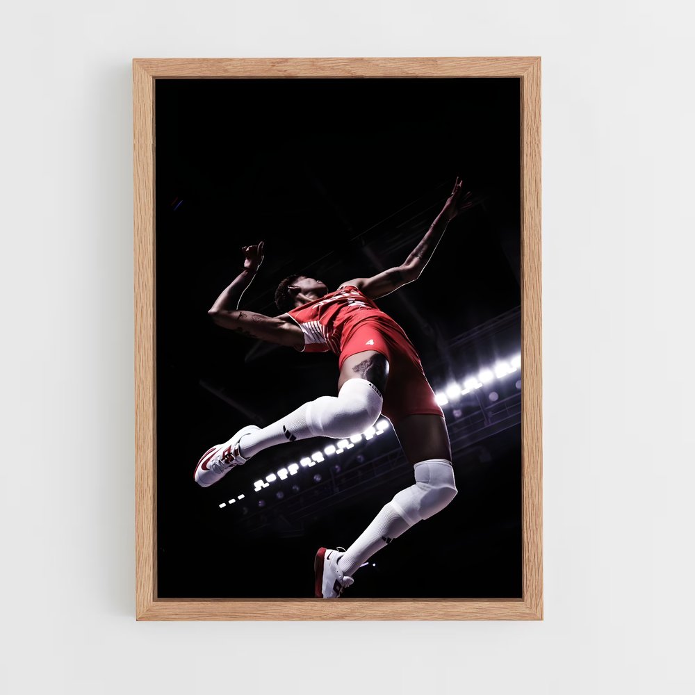 Poster Melissa vargas fraîche – affiche Volleyball (vue 4)